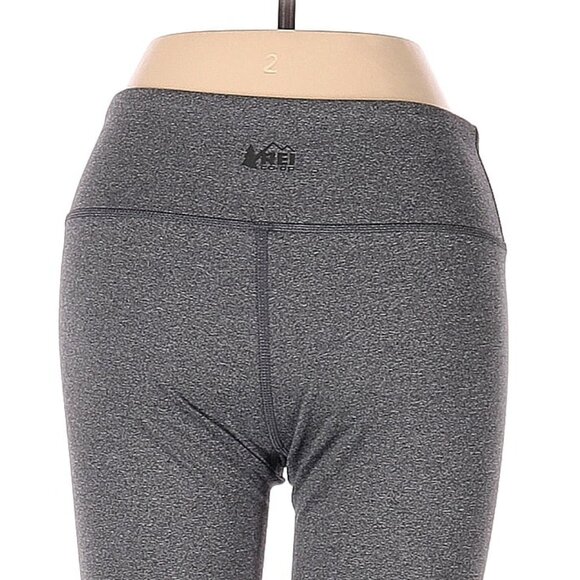 REI CO-OP Cropped Capri Calf Length Heather Active Sport Gym Leggings Pants XS - Picture 3 of 3